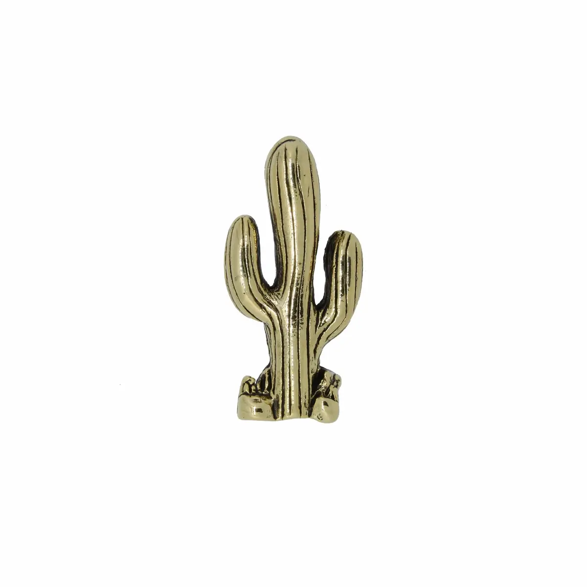 Cactus Gold Lapel Pin 1