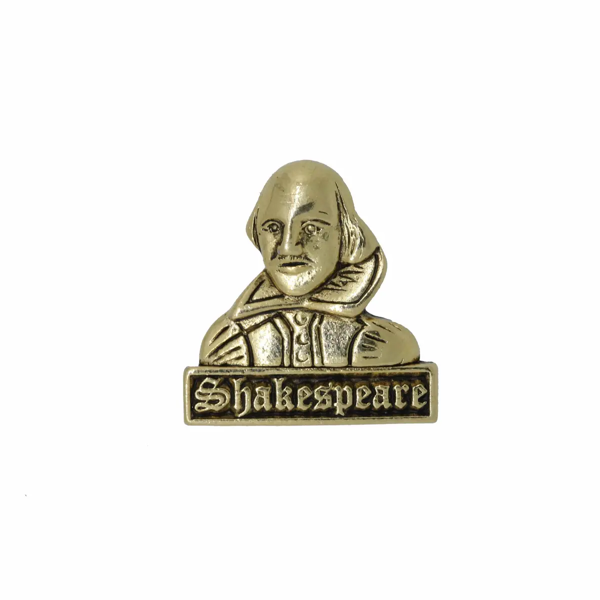 Shakespeare Gold Lapel Pin 1