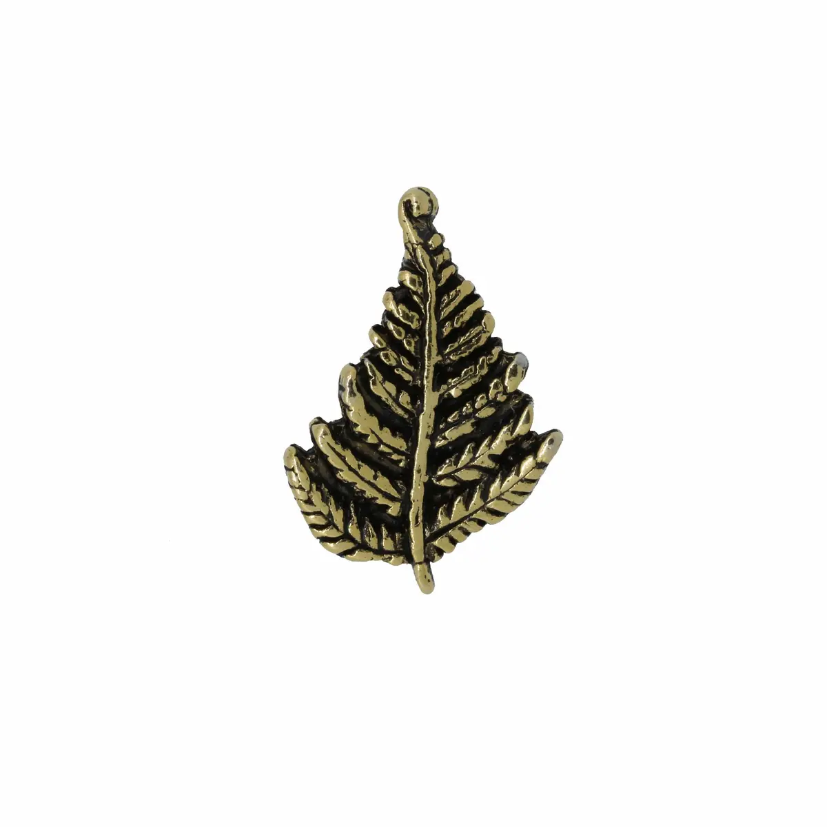 Fern Gold Lapel Pin 1