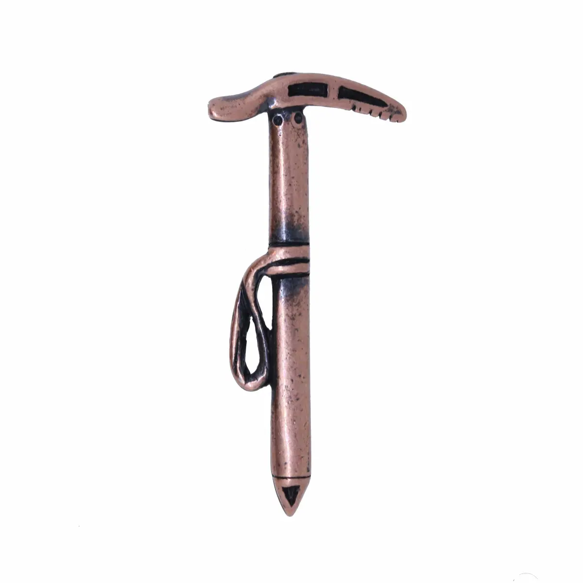 Mountaineering Axe Copper Lapel Pin 1