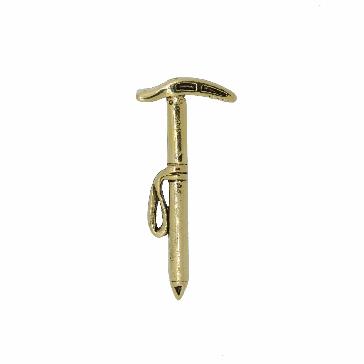 Mountaineering Axe Gold Lapel Pin 1