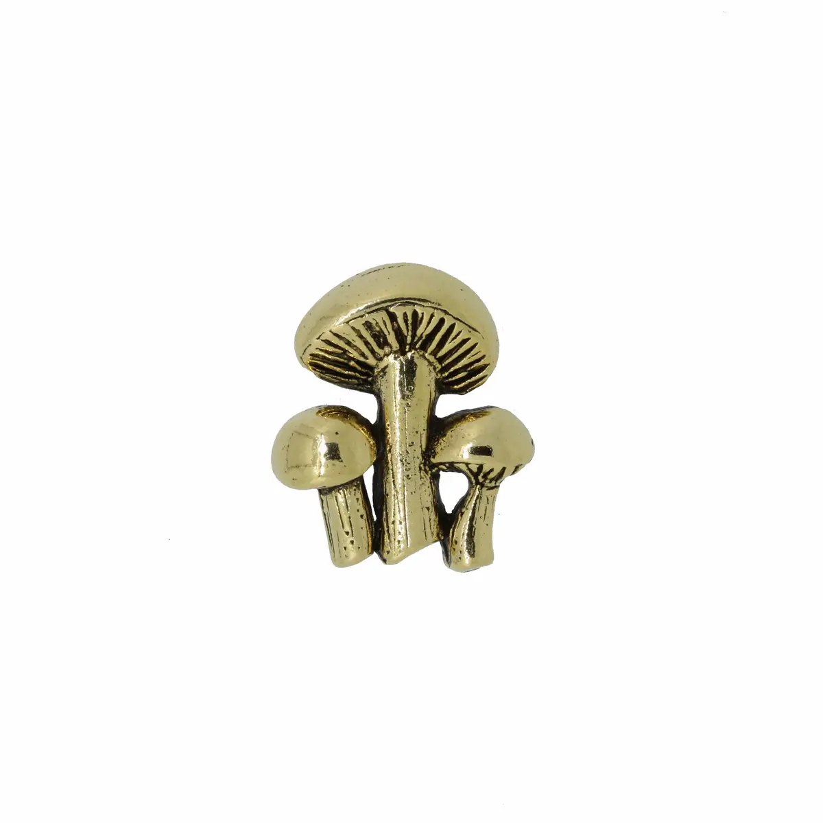 Mushrooms Gold Lapel Pin 1