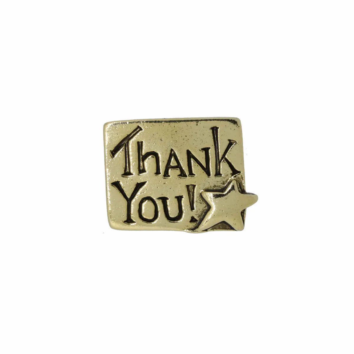 Thank You Gold Lapel Pin 1