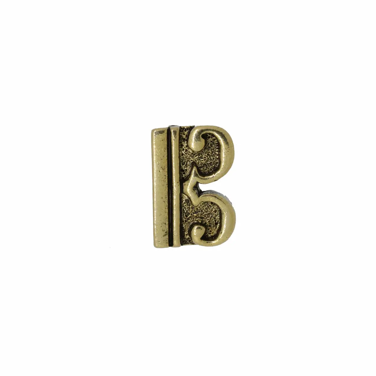 C-Clef (Alto Clef) Gold Lapel Pin 1