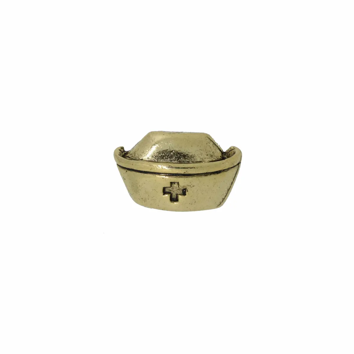 Vintage Nurse Hat Gold Lapel Pin 1