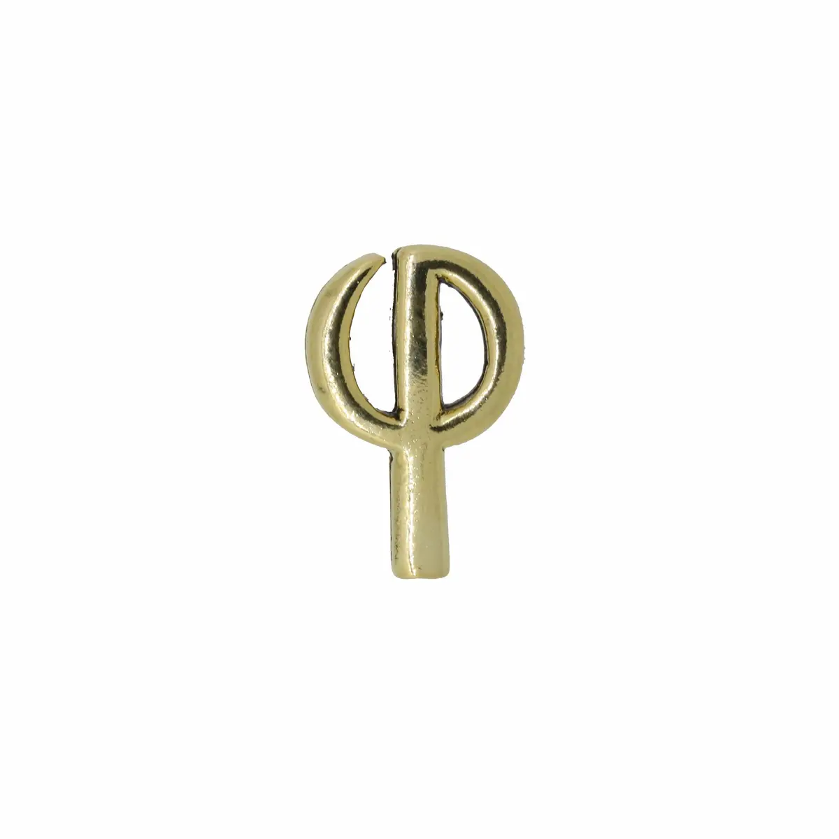 Golden Ratio Gold Lapel Pin 1