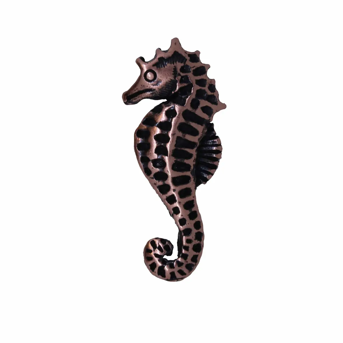 Seahorse Copper Lapel Pin 1