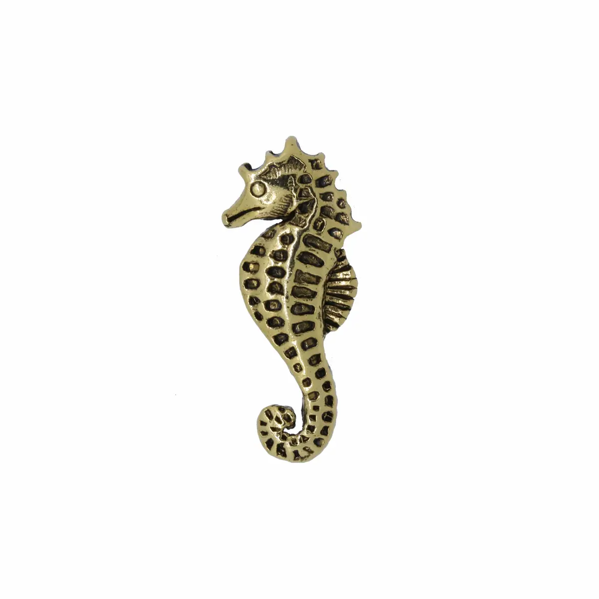 Seahorse Gold Lapel Pin 1