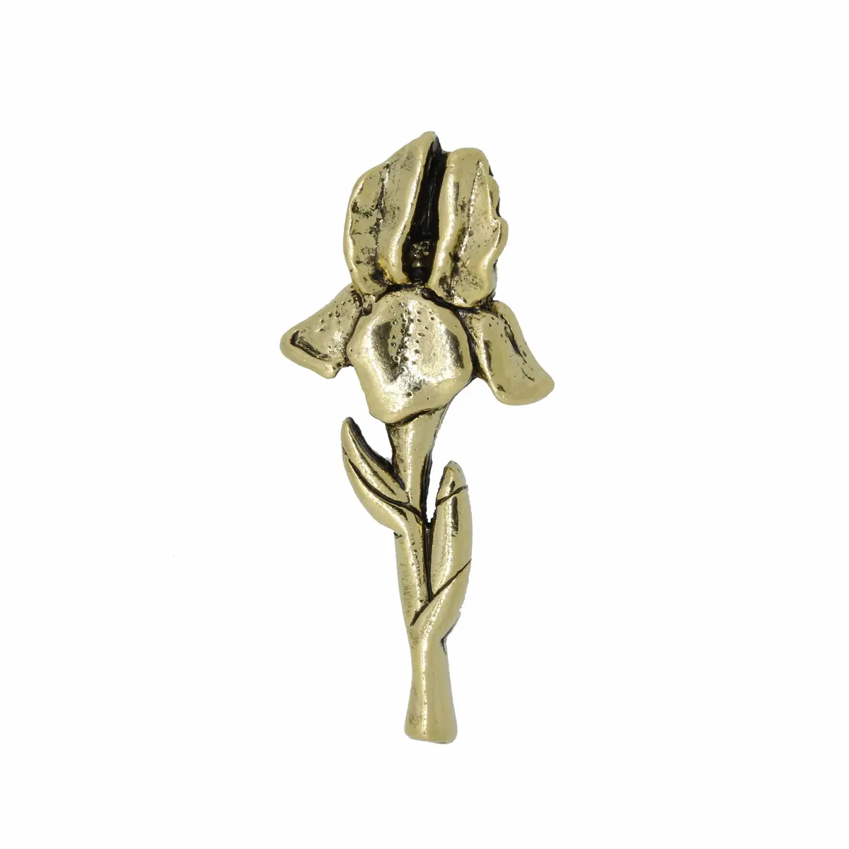 Iris Gold Lapel Pin 1