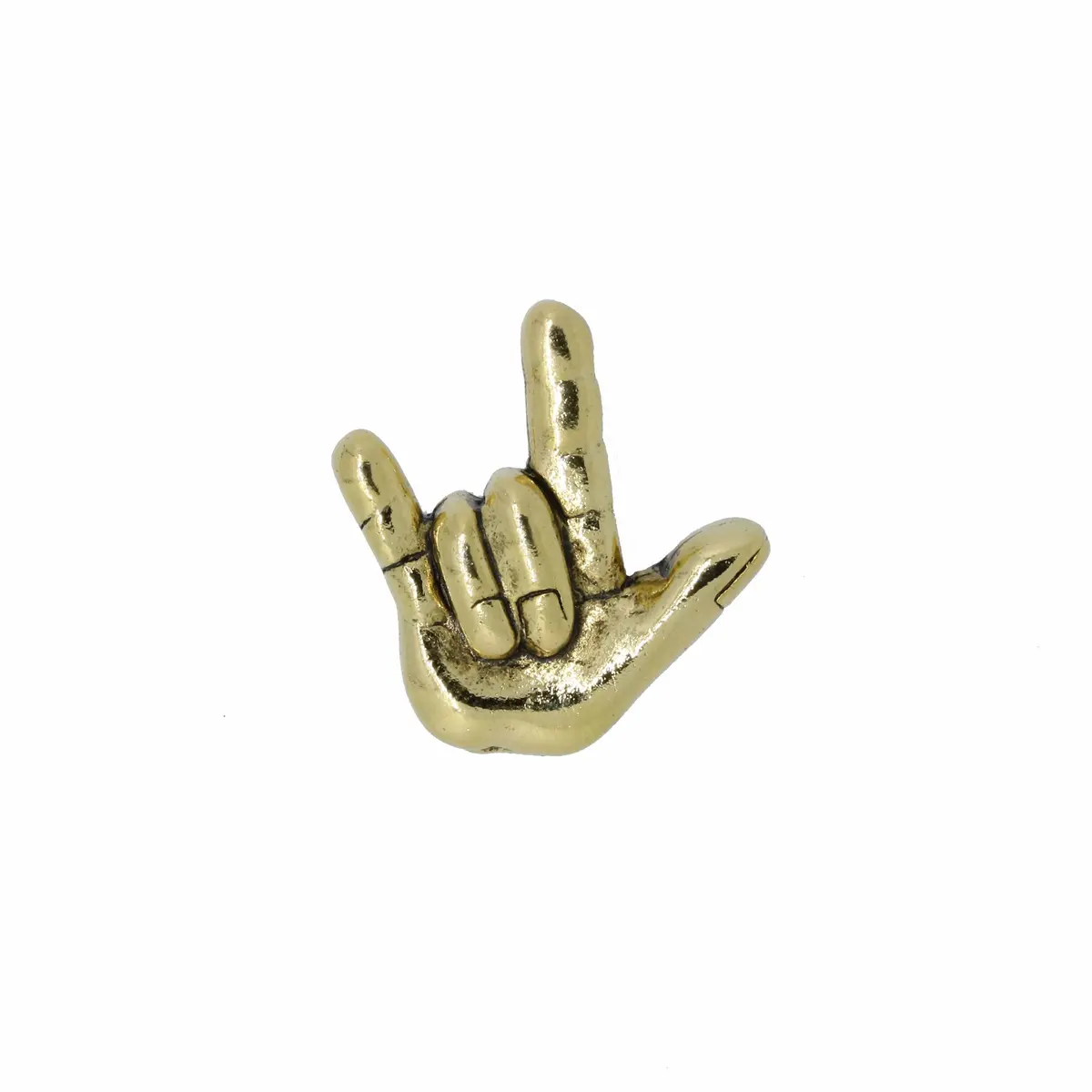 'I Love You' Gold Lapel Pin 1