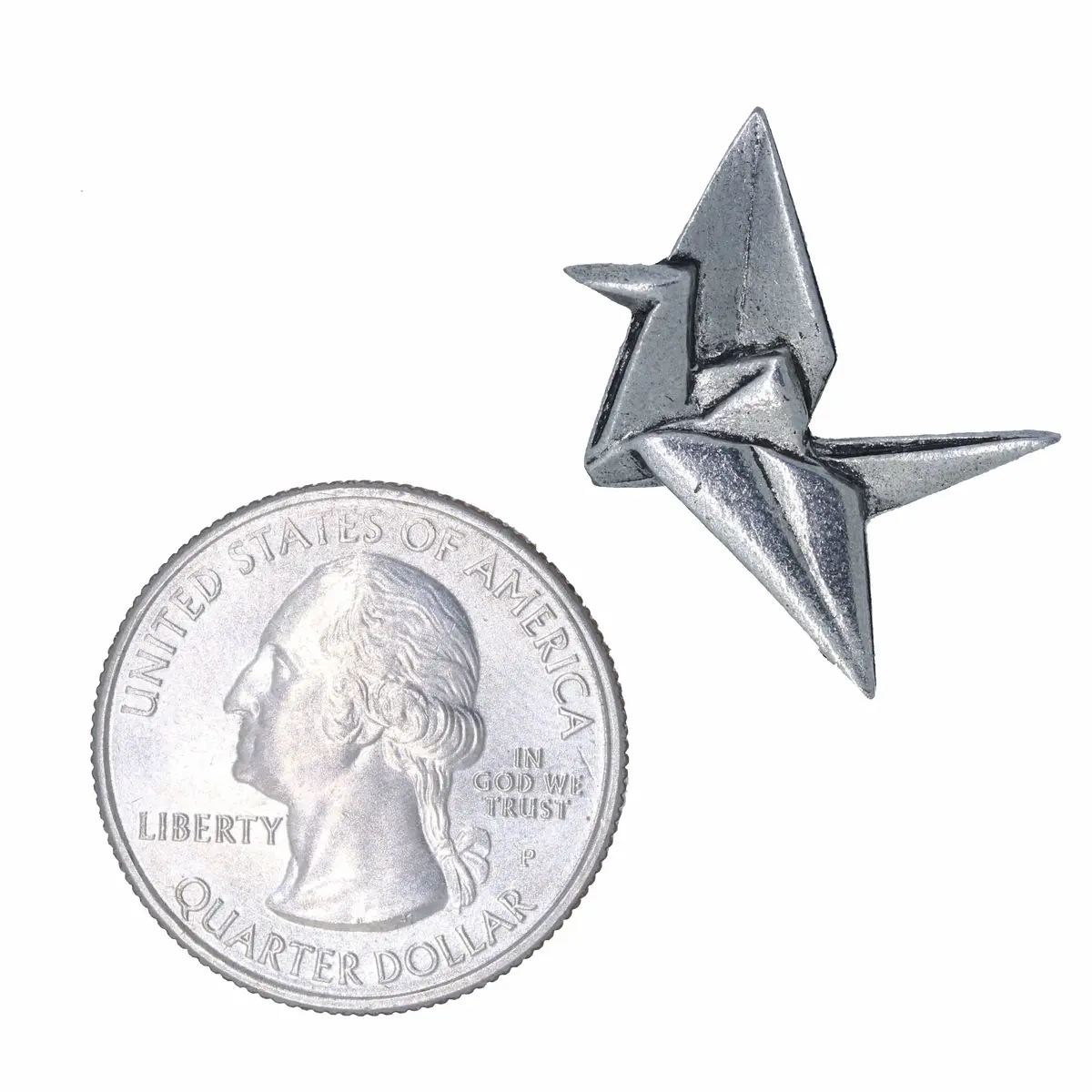 Origami Crane Lapel Pin 2