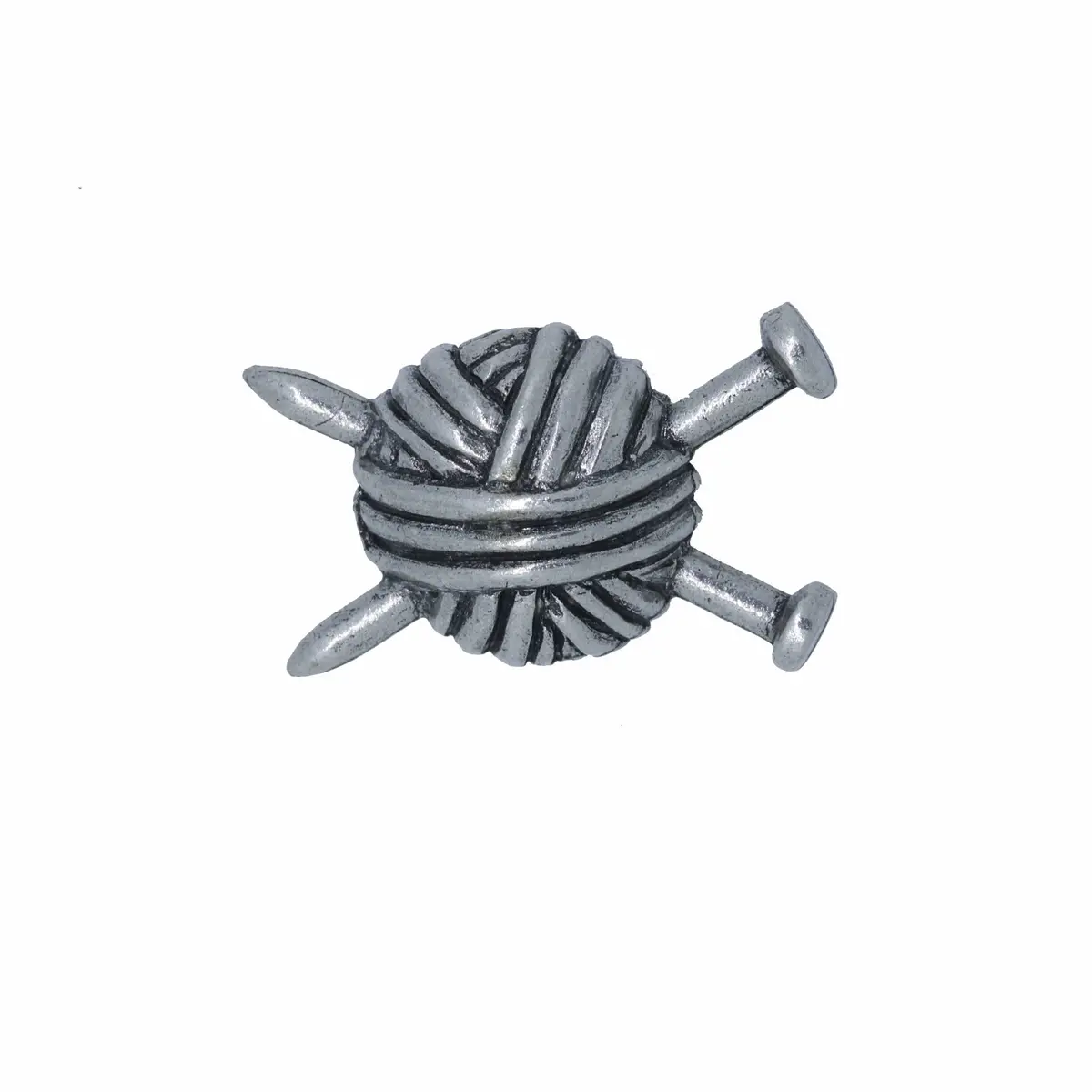 Knitting Needles Lapel Pin 1