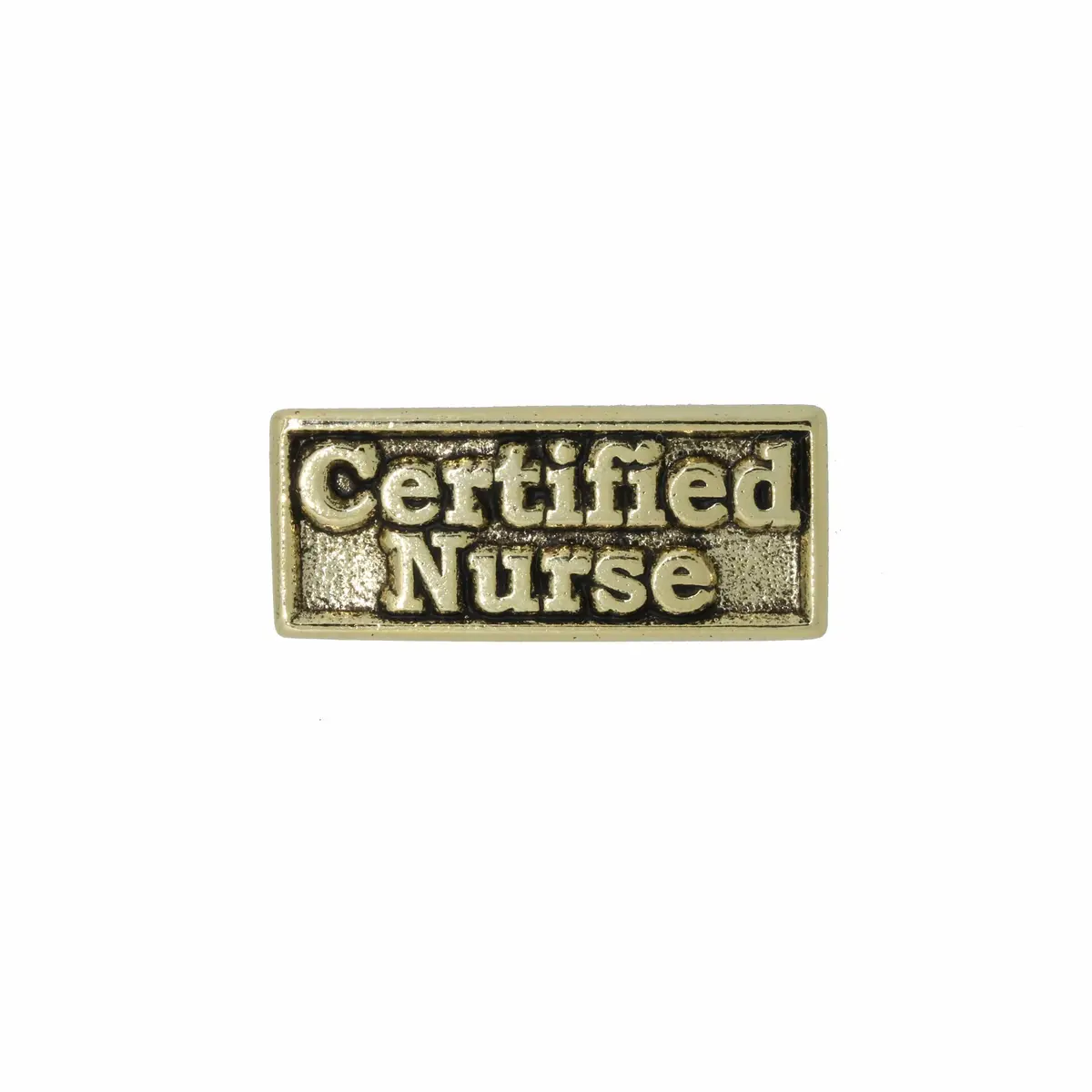 Certified Nurse Gold Lapel Pin 1