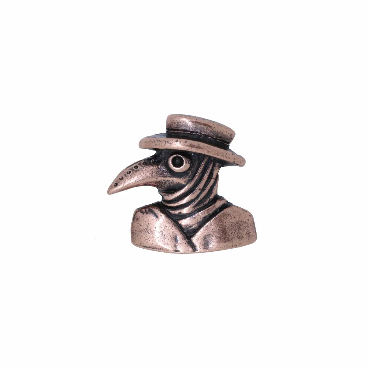 Plague Doctor Copper Lapel Pin 1