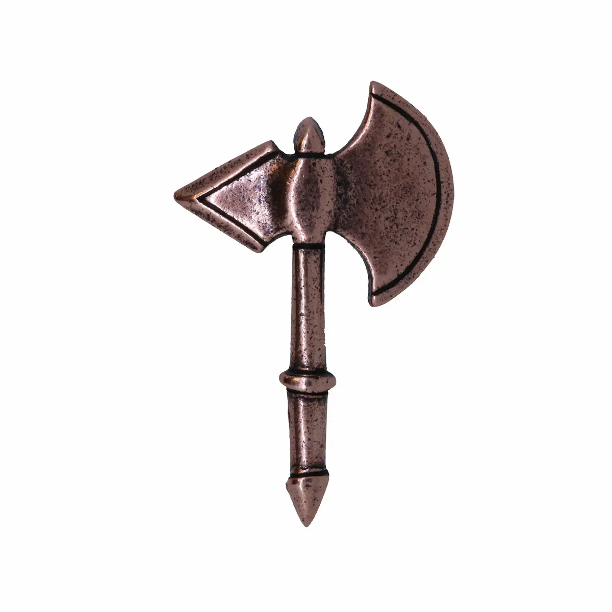 Battle Axe Copper Lapel Pin 1