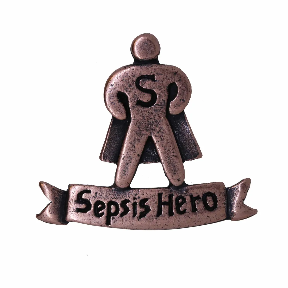 Sepsis Hero Copper Lapel Pin 1