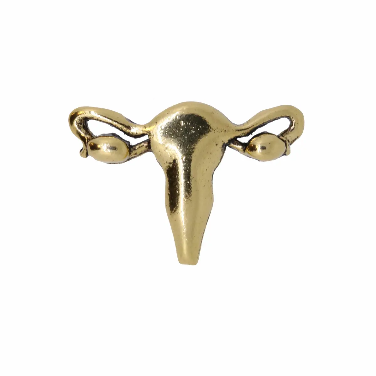 Uterus Gold Lapel Pin 1
