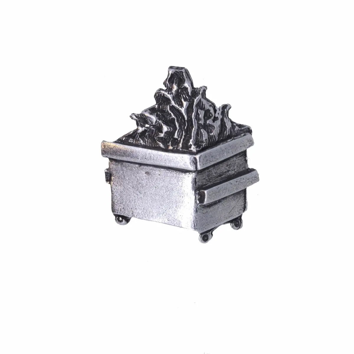 Dumpster Fire Lapel Pin 1