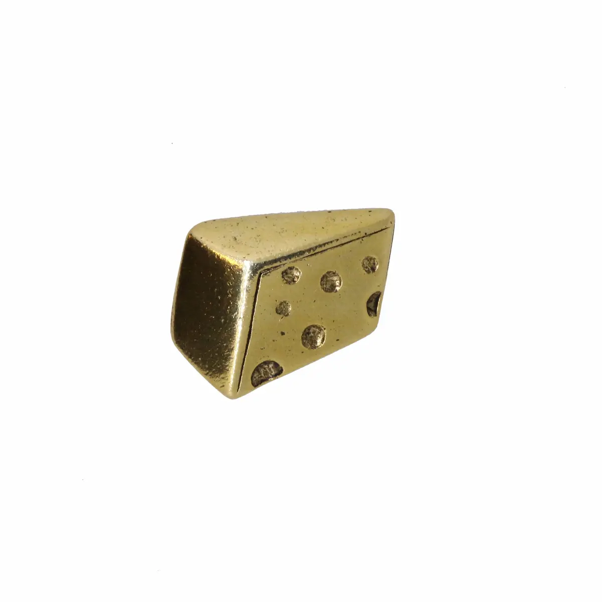 Cheese Gold Lapel Pin 1