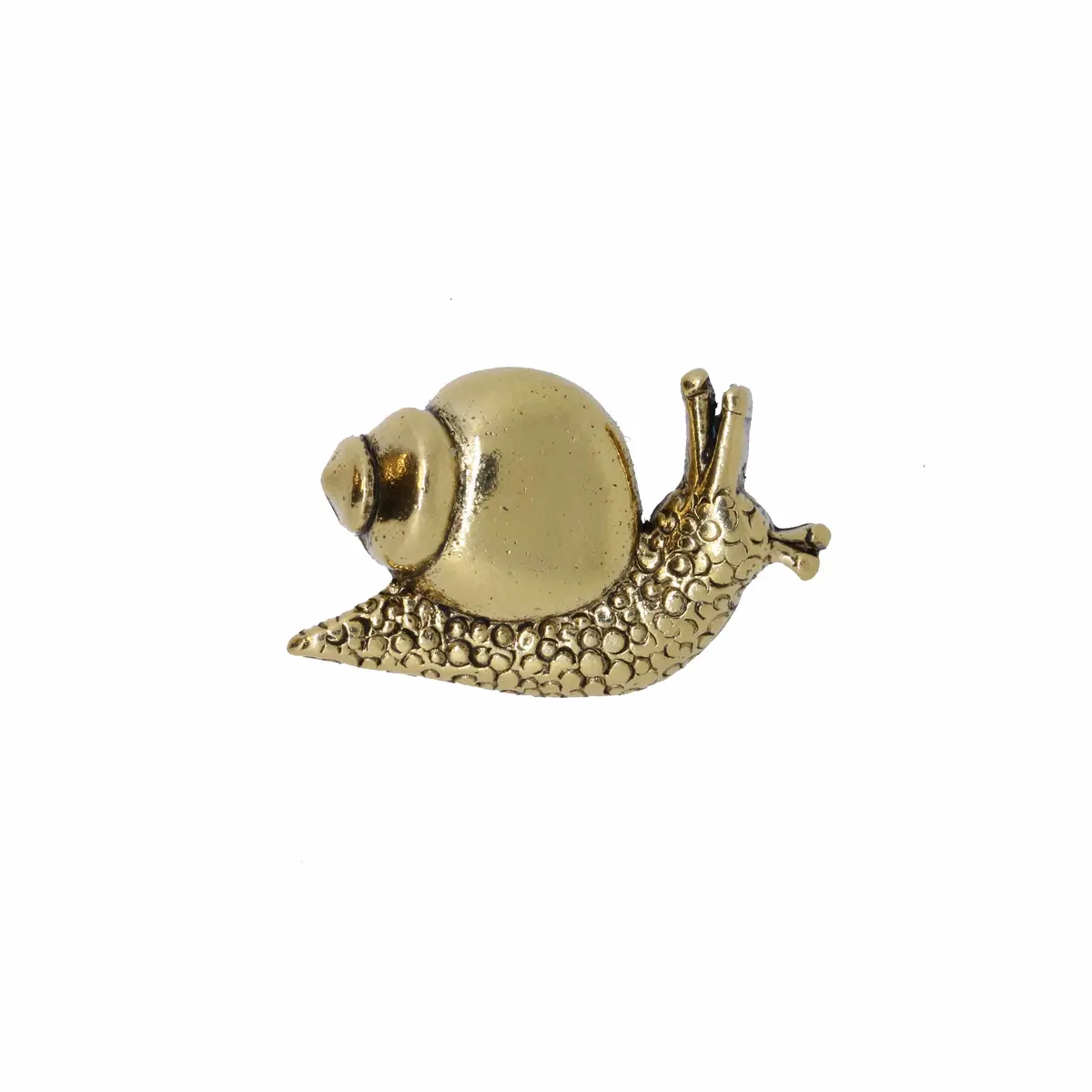 Snail Gold Lapel Pin 1