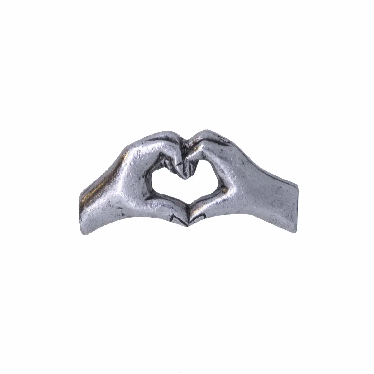 Heart Hands Lapel Pin 1