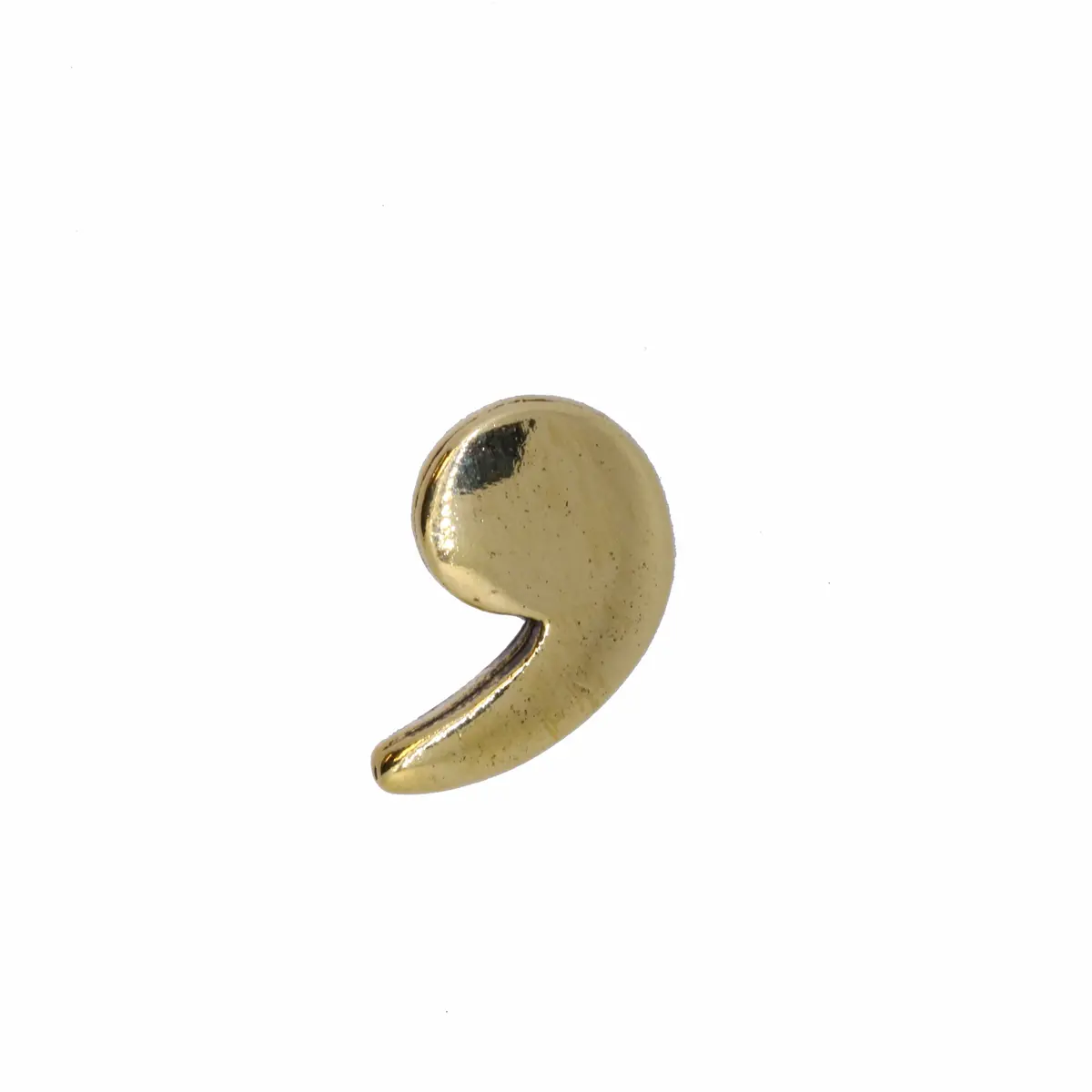 Comma Gold Lapel Pin 1