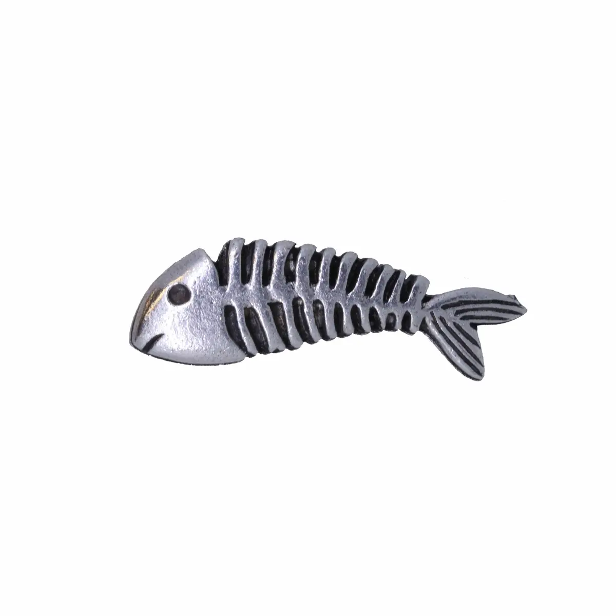 Fish Skeleton Lapel Pin 1