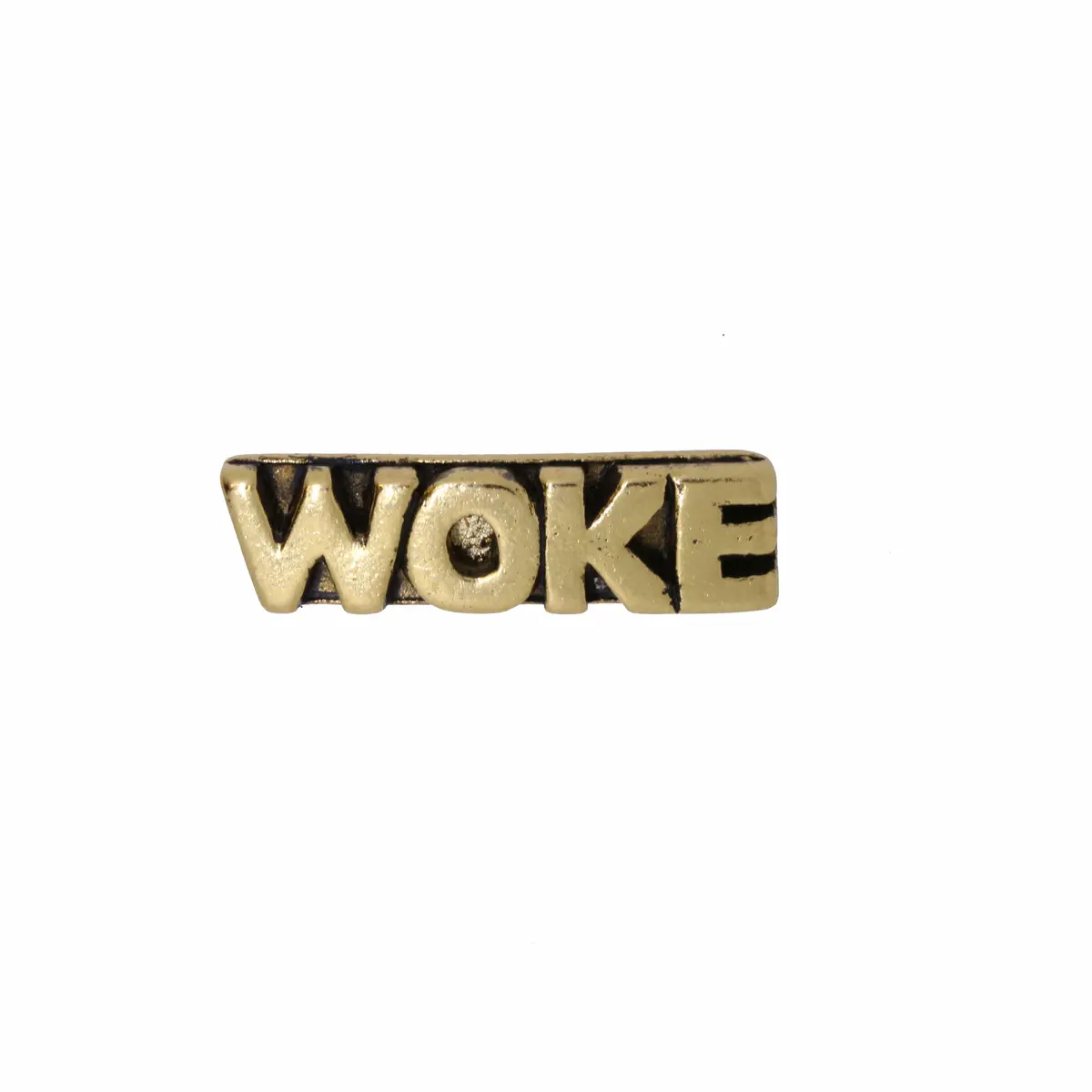 Woke Gold Lapel Pin 1