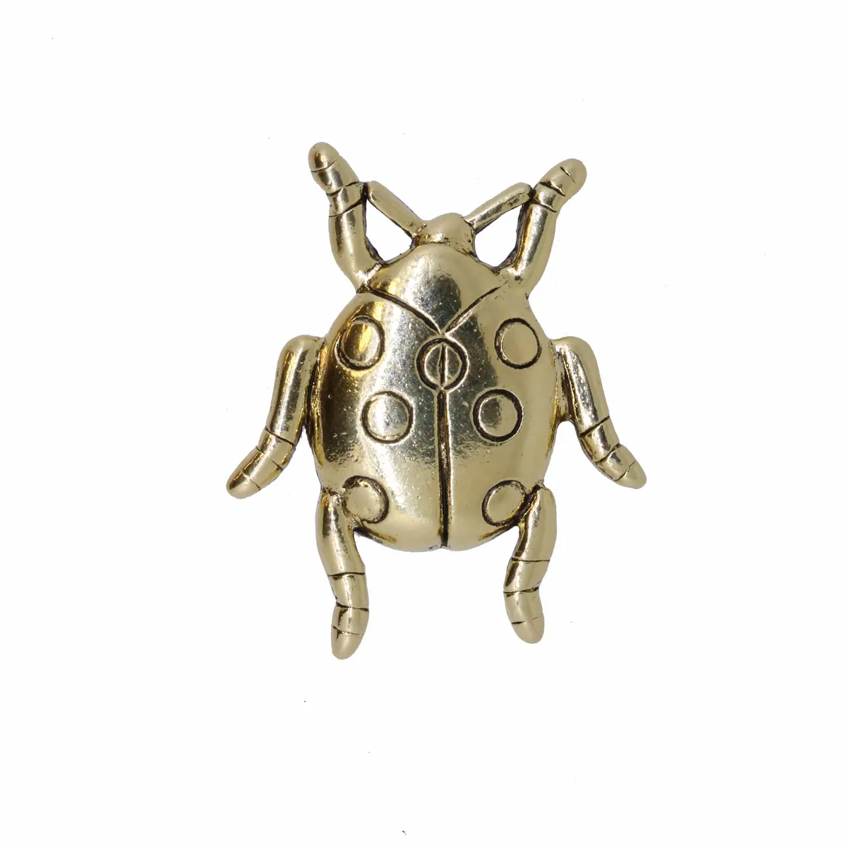 Ladybug Gold Lapel Pin 1