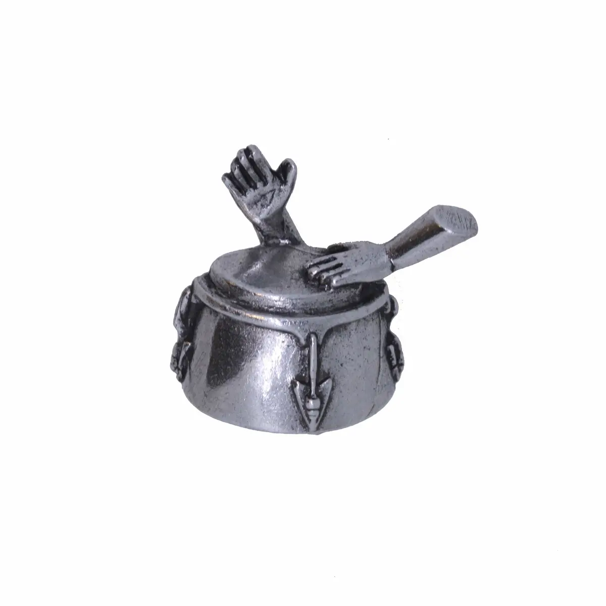 Conga Drum With Hands Lapel Pin 1