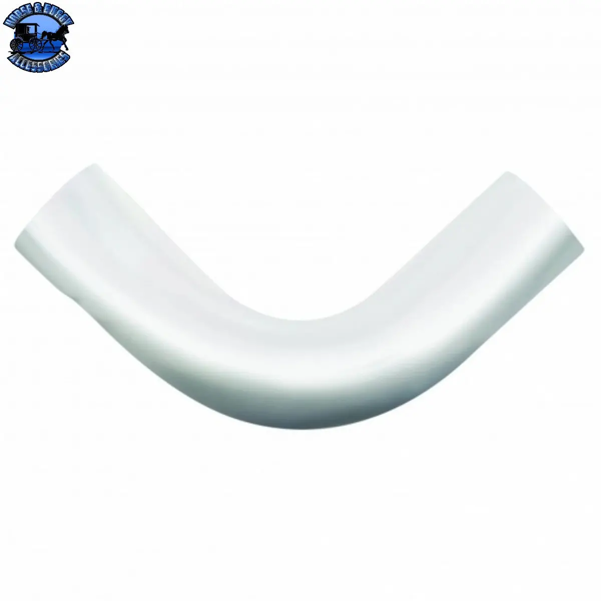 Up-Ce902-5-1818 Chrome 90 Degree Exhaust Expanded Elbow, 5" I.D. To 5" O.D. - 18" X 18" 1