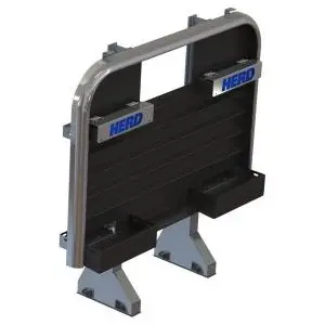 Herd-Cg100-687Ow-02 Chain Hanger Cab Rack, 68"(H)X70"(W), With Window Cutout 1
