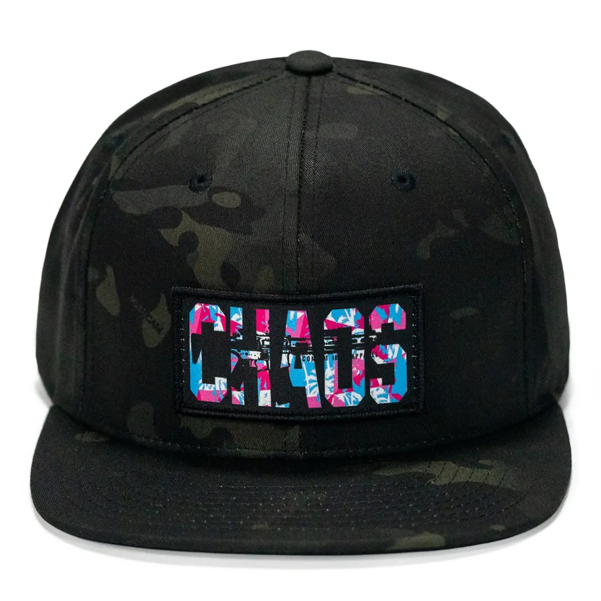 Chaos Hawaiian Flatbill Snapback Hat 2