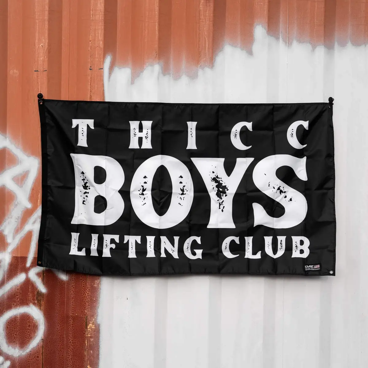 Thicc Boys Lifting Club 3' X 5' Wall Flag 1