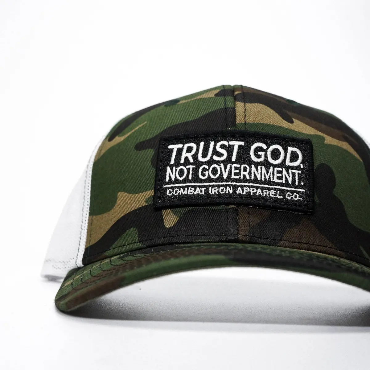 Trust God. Not Government. Mid-Profile Mesh Snapback 5