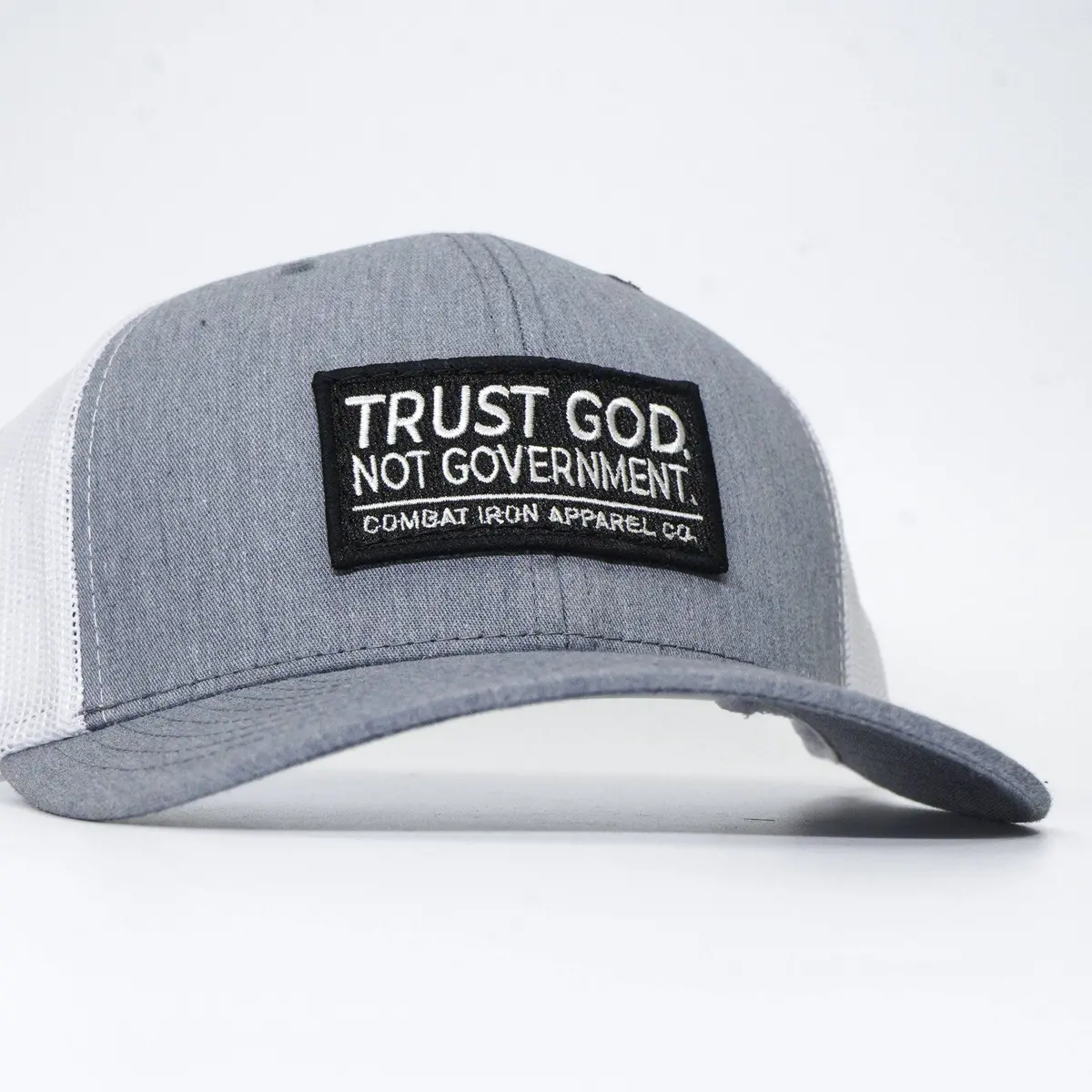 Trust God. Not Government. Mid-Profile Mesh Snapback 6