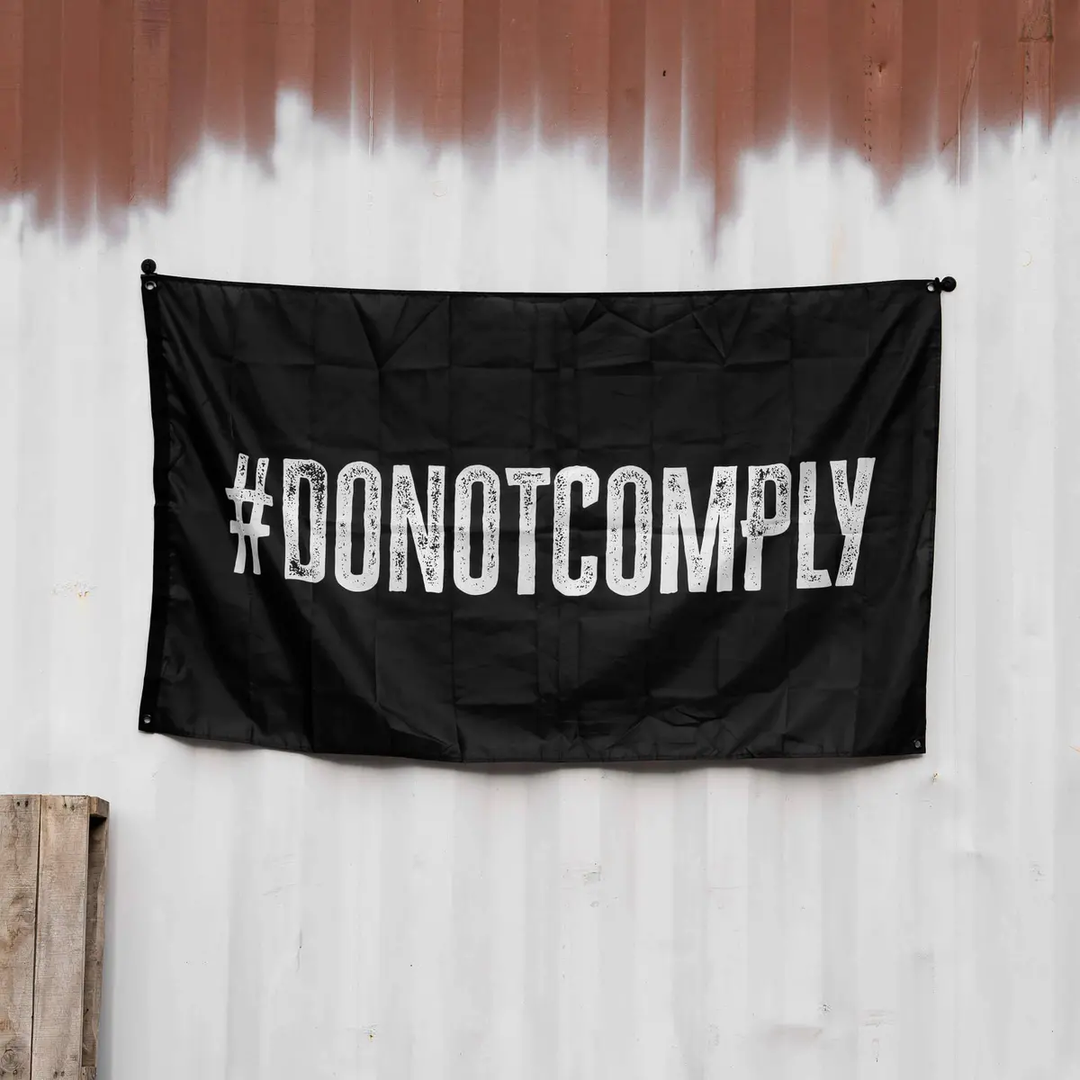 Do Not Comply 3' X 5' Wall Flag 1