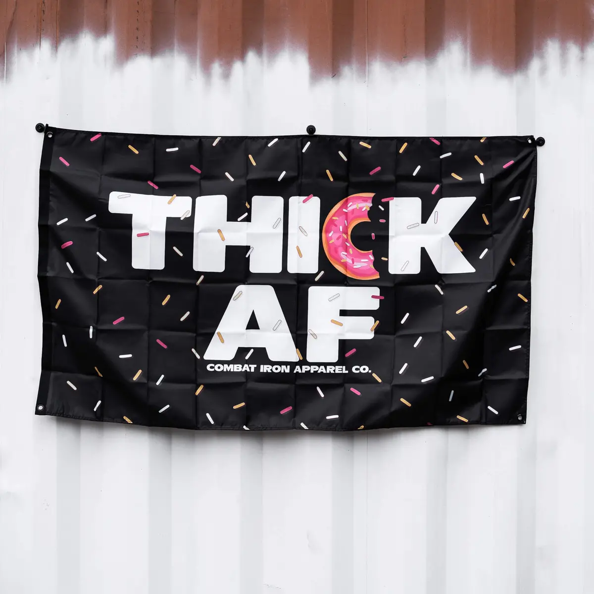 Thick Af Donut Edition 3' X 5' Wall Flag 1