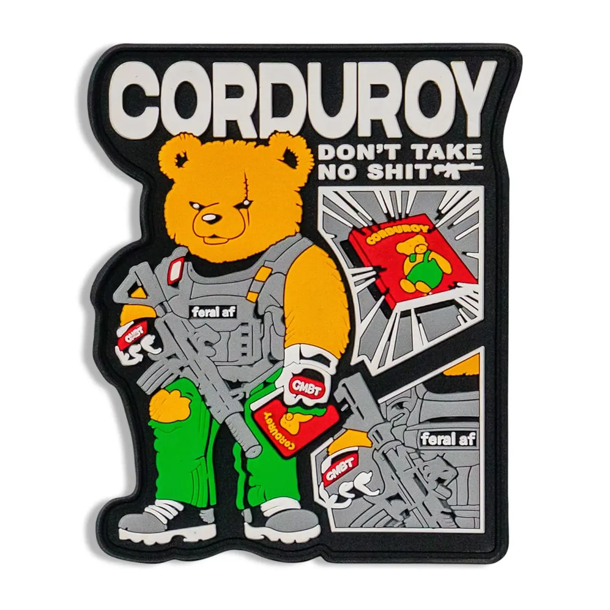 Corduroy The Bear Pvc Patch 1