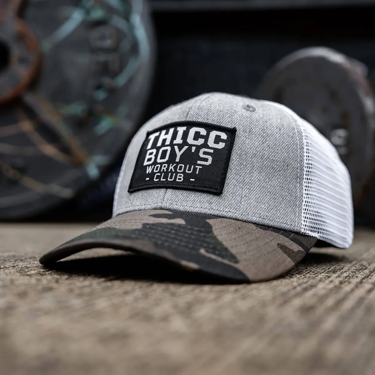 Thicc Boys Workout Patch Snapback Hat 1