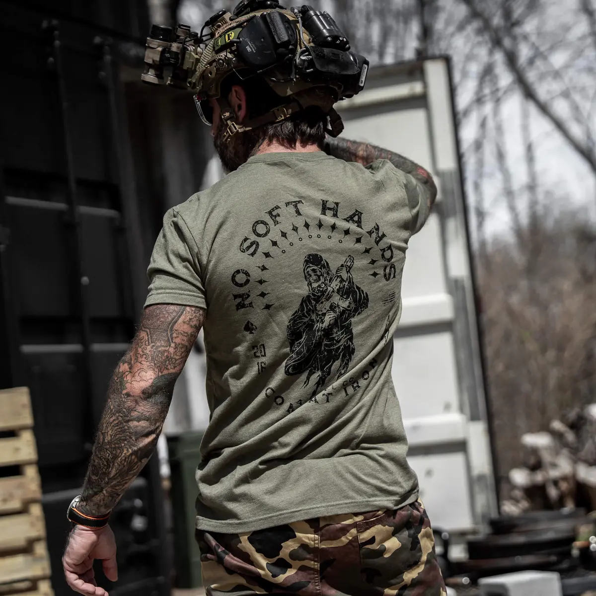 No Soft Hands Reaper Men's T-Shirt 6