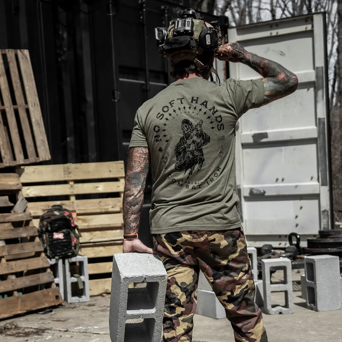 No Soft Hands Reaper Men's T-Shirt 7