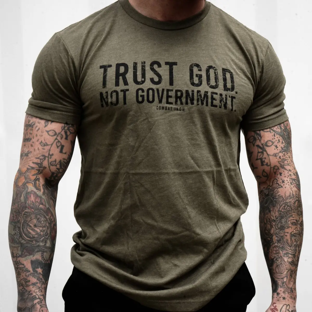 Trust God. Not Government. Men's T-Shirt 21