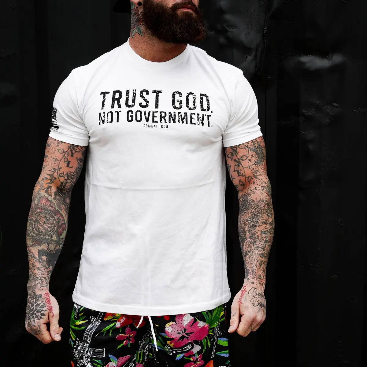 Trust God. Not Government. Men's T-Shirt 24