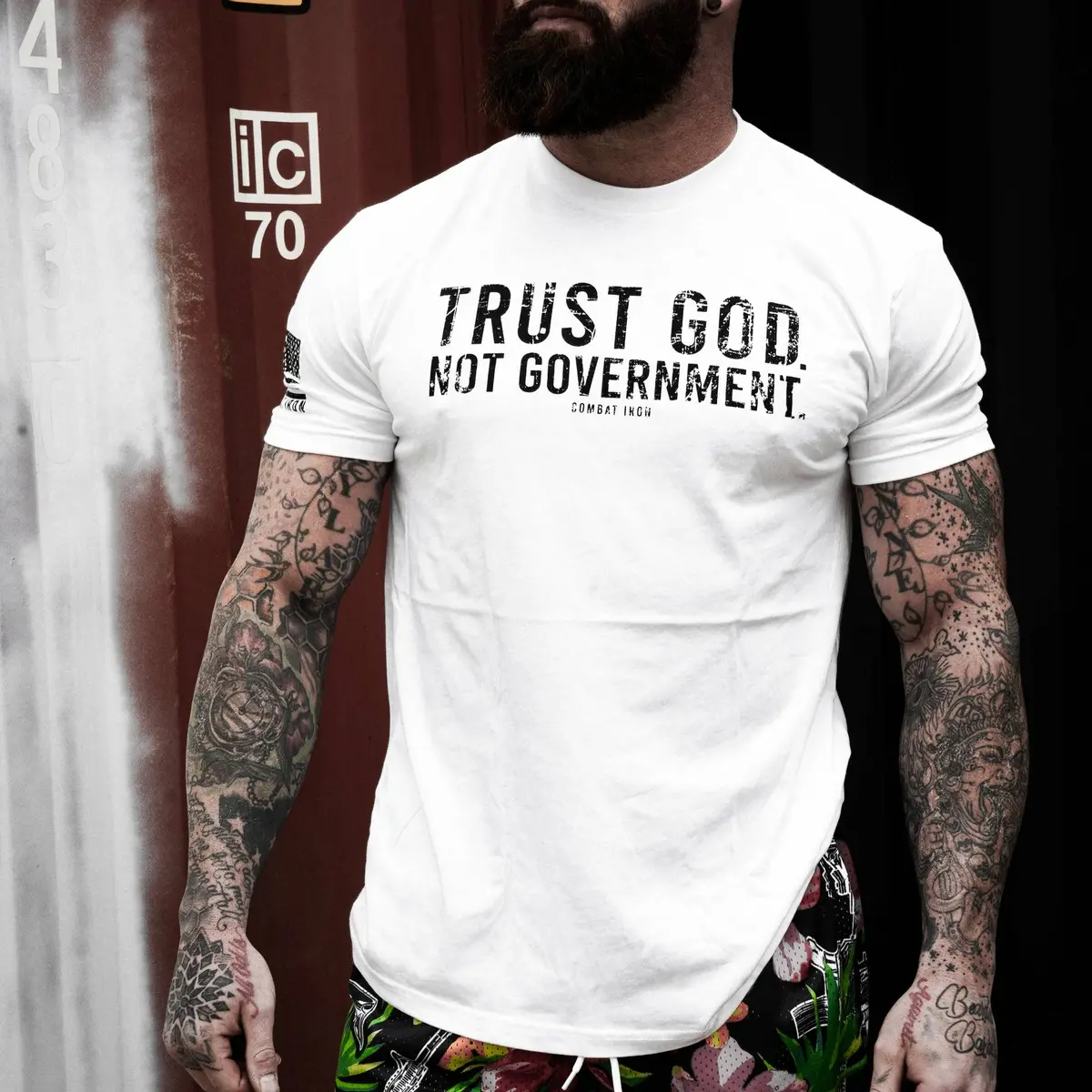 Trust God. Not Government. Men's T-Shirt 23