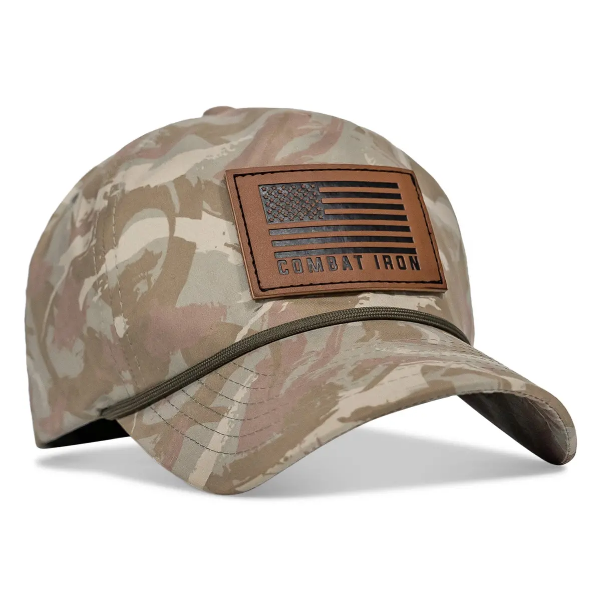 Us Flag Leather Patch Crushable Snapback Hat 1
