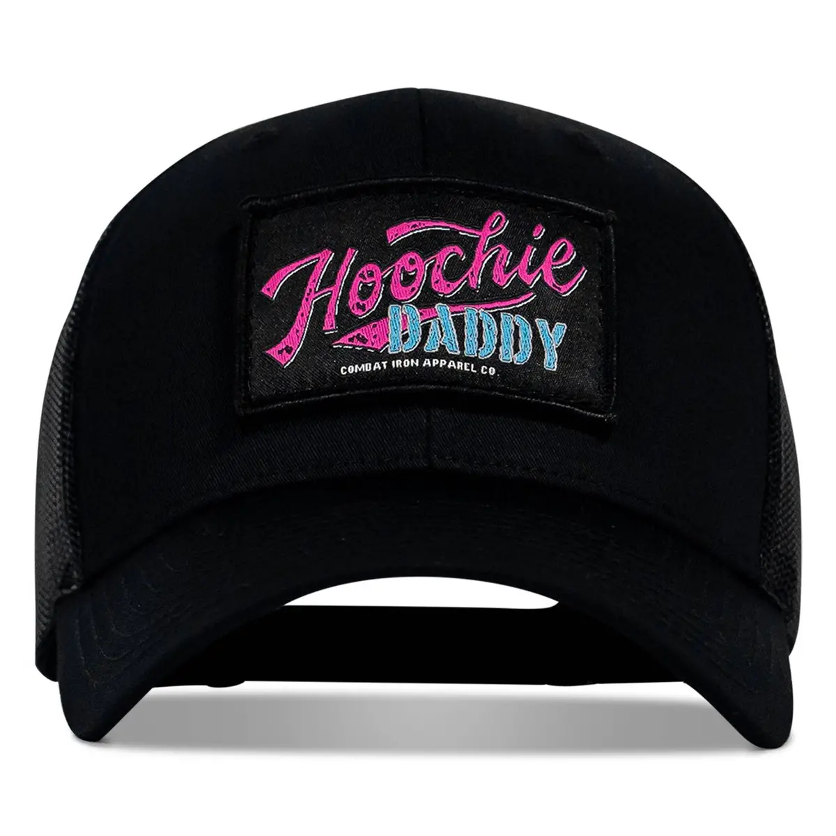 Hoochie Daddy Retro Script Patch Snapback Hat 1