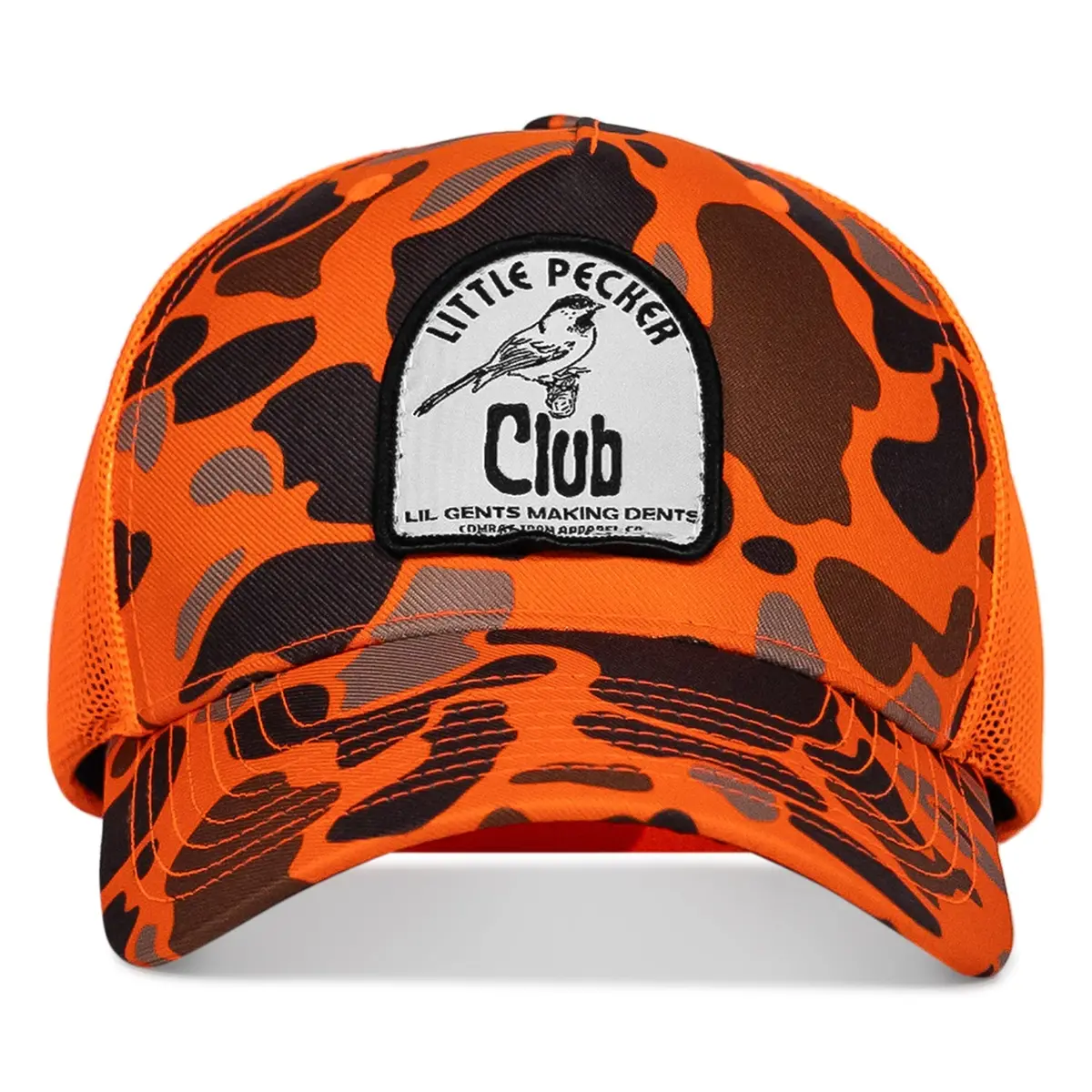 Little Pecker Club B/W Patch Snapback Hat 1