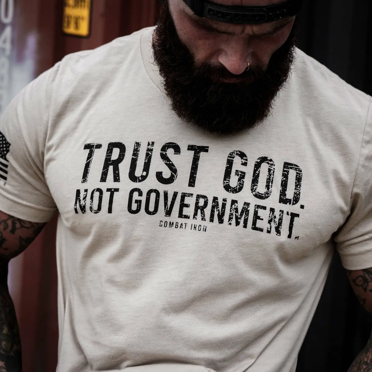 Trust God. Not Government. Men's T-Shirt 28