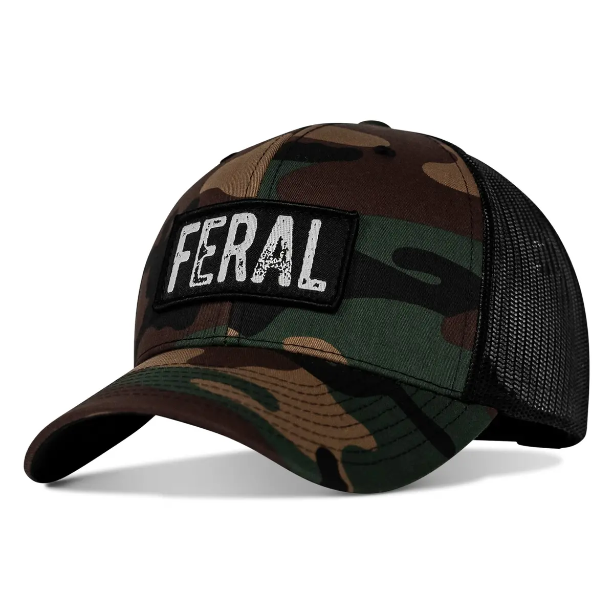 Feral Vintaged Patch Snapback Hat 1